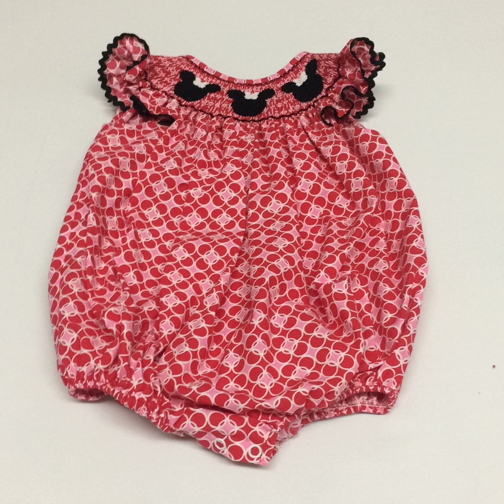 Smock A Dot 18 month Bodysuit Smock Minnie Mouse